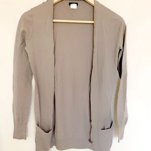Jcrew gray cardigan